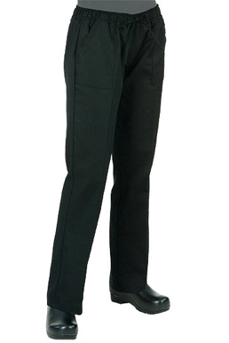 Picture of Chef Works - WBLK - Women's Black Chef Pants