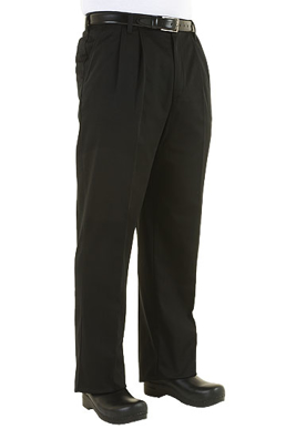 Picture of Chef Works - CEBP - Black Basic Chef Pant