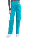 Picture of CHEROKEE-CH-WW220P-Cherokee Workwear Professionals Maternity Knit Waist Straight Leg Petite Pant