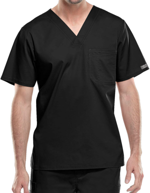 Picture of CHEROKEE-CH-4743-Cherokee WorkWear Men's Double Chest Pocket V-Neck Scrub Top