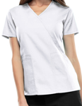 Picture of CHEROKEE-CH-WW650-Cherokee Workwear Women's Contemporary Fit Mockwrap Nursing top