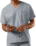 Picture of Cherokee Uniforms-4777-Cherokee Workwear Unisex V-Neck Single Pocket Scrub Top