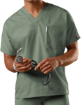 Picture of Cherokee Uniforms-4777-Cherokee Workwear Unisex V-Neck Single Pocket Scrub Top