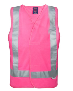 Picture of Ritemate Workwear-RM4245T-Hi Viz Vest with 3M 8910 Reflective Tape
