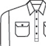 Picture of DNC Workwear Hi Vis Closed Front Long Sleeve Shirt With Gusset Sleeve (3834)