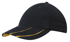 Picture of Headwear Stockist-4018-Brushed Heavy Cotton with Laminated Two-Tone Peak