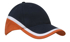 Picture of Headwear Stockist-4026-Brushed Heavy Cotton Tri-Coloured Cap