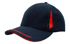 Picture of Headwear Stockist-4098-Brushed Heavy Cotton with Crown Inserts, Peak Trim & Sandwich