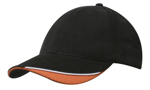 Picture of Headwear Stockist-4167-Brushed Heavy Cotton with Indented Peak