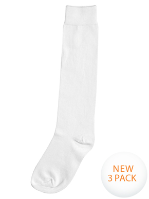 Picture of Midford Uniforms-SOK3P09-Straight Up Knee High Socks 3pk(SK09P3)