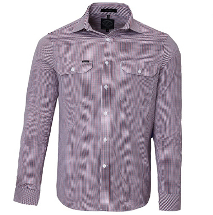 Picture of Ritemate Workwear-RMPC008-Men's L/S shirt, Double Pockets