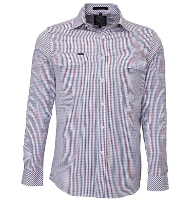 Picture of Ritemate Workwear-RMPC011-Men's L/S shirt, Double Pockets