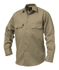 Picture of King Gee-K04010-Open Front Drill Shirt L/S