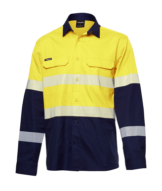 Picture of King Gee-K54028-Workcool Pro Hi Vis Reflective Shirt L/S