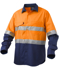 Picture of King Gee-K54880-Workcool 2 Hi-Vis Reflective Spliced Shirt L/S