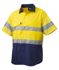 Picture of King Gee-K54885-Workcool 2 Reflective Spliced Shirt S/S