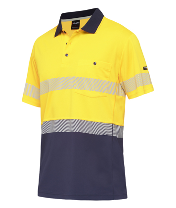 Picture of King Gee-K54215-Workcool Hyperfreeze Spliced Taped Polo S/S