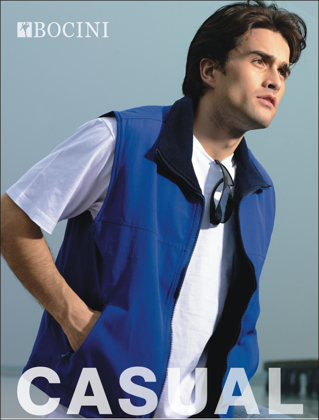 Picture of Bocini-CJ0421-Unisex Adults Reversible Vest