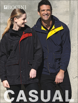 Picture of Bocini-CJ0440-Unisex Adults Casual Wear Jacket