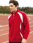 Picture of Bocini-CJ1050-Unisex Adults 1/2 Zip Sports Pull Over Fleece