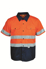 Picture of Bocini-SS1231-Unisex Adults Hi-Vis S/S Cotton Drill Shirt With Reflective Tape