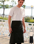 Picture of Bocini-WA0391-Cotton Drill Three Quarter Apron-With Pocket