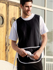 Picture of Bocini-WA0676-Polyester Drill Popover Apron - With Pocket