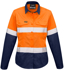 Picture of Syzmik-ZW720-Womens Rugged Cooling Taped Hi Vis Spliced L/S Shirt