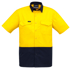 Picture of Syzmik-ZW815-Mens Rugged Cooling Hi Vis Spliced S/S Shirt