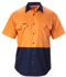 Picture of Hardyakka-Y07559-Core Hi Vis 2 Tone Vented Short Sleeve Shirt