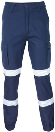 Picture of DNC Workwear-3378-Slimflex Bio-motion Segment Taped Cargo Pants - Elastic Cuffs