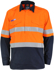 Picture of DNC Workwear-3447-DNC Inherent Fr Ppe1 2 Tone Closed Front Light Weight Day/Night Shirt