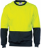 Picture of DNC Workwear Hi Vis Fleece Sweat Crew Neck Shirt  (3821)