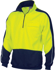 Picture of DNC Workwear Hi Vis 1/2 Zip High Neck Panel Fleece Windcheater (3823)