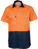 Picture of DNC Workwear Hi Vis Cotton Drill Short Sleeve Shirt (3831)