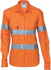 Picture of DNC Workwear Ladies Hi Vis Cool Breeze Long Sleeve Shirt - 3M Reflective Tape (3785)