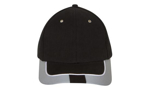 Picture of Headwear Stockist-4214-Brushed Heavy Cotton with Reflective Trim & Tab on Peak