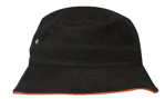Picture of Headwear Stockist-4223-Brushed Sports Twill Bucket Hat