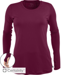 Picture of Cherokee Scrubs-CH-2626A-Cherokee Infinity Women's Long Sleeve w/ Thumbholes Underscrub Knit Scrub Tee