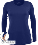 Picture of Cherokee Scrubs-CH-2626A-Cherokee Infinity Women's Long Sleeve w/ Thumbholes Underscrub Knit Scrub Tee