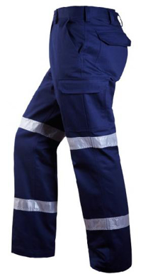 Picture of Ritemate Workwear-RM1004RLW-Light Weight Reflective Cargo Trousers
