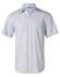 Picture of Winning Spirit-M7211-Men's Fine Stripe Short Sleeve Shirt