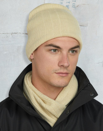 Picture of Winning Spirit - CH64 - Cable Knit Beanie With Fleece Head Band