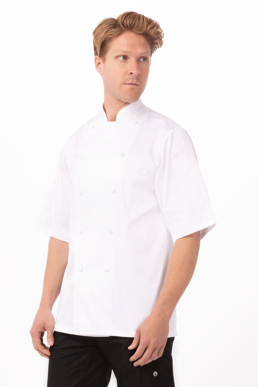 Picture of Chef Works-ECSS-Capri Premium Cotton Chef Jacket