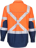 Picture of Prime Mover Workwear-MS103-Hi-Vis Stretch Long Sleeve Shirt
