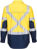 Picture of Prime Mover Workwear-MS103-Hi-Vis Stretch Long Sleeve Shirt