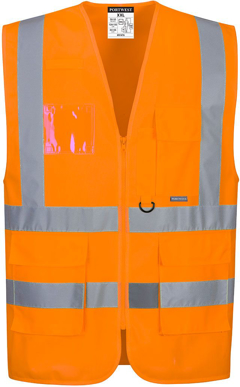 Picture of Prime Mover Workwear-MV476-Hi-vis Executive vest