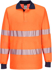 Picture of Prime Mover Workwear-T186-PW3 Hi-Vis Polo Shirt Long Sleeve