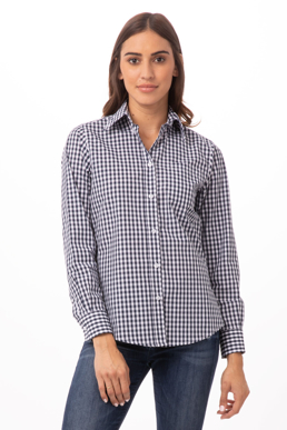 Picture of Chef Works-W500-Gingham Dress Shirt