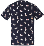 Picture of Bizcare Mens Printed Best Friends Scrub Top (CST147MS)